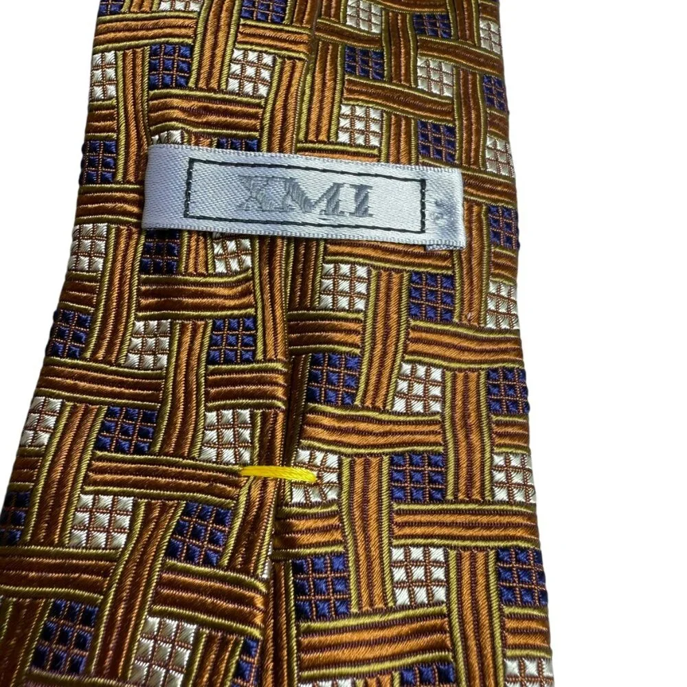 XMI Silk Tie | Imported Italian Silk | Handmade in USA | EUC